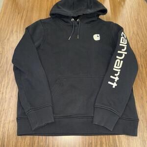 Carhartt Women's Size Large Black Clarksburg Hoodie 102791-001